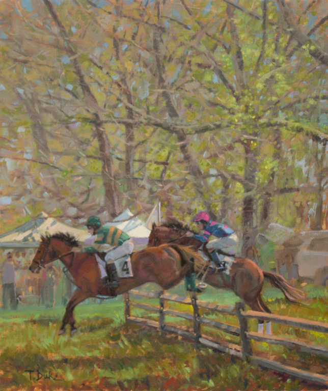 A Perfect Day at Oatlands, 201620" x 17"Oil on linen