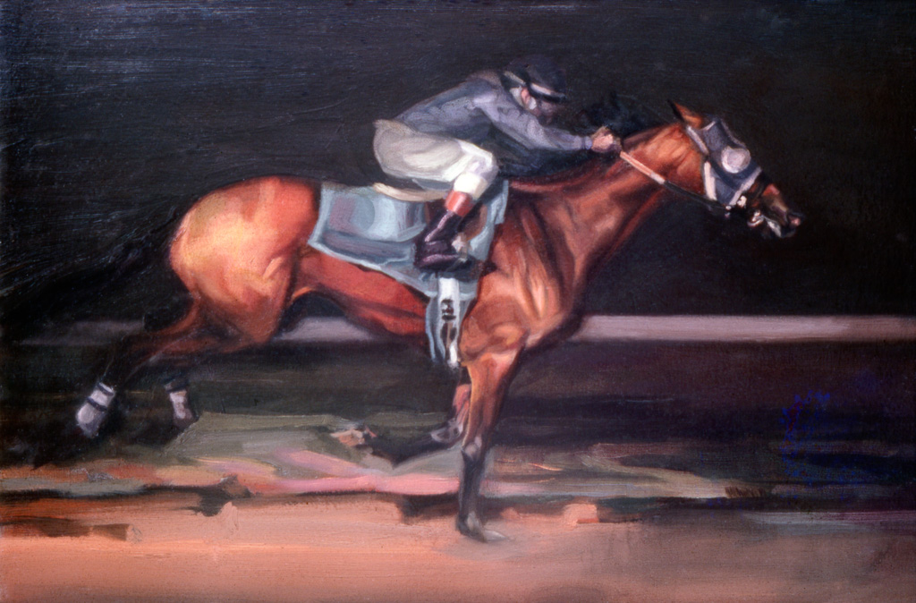 Dream Speed (detail)17" x 40"Oil on canvas