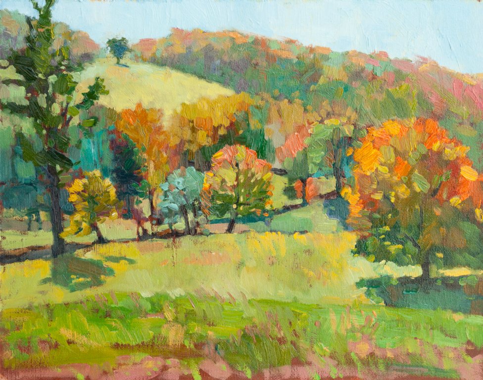 Bright Sunday Morning11" x 14"Oil on canvas