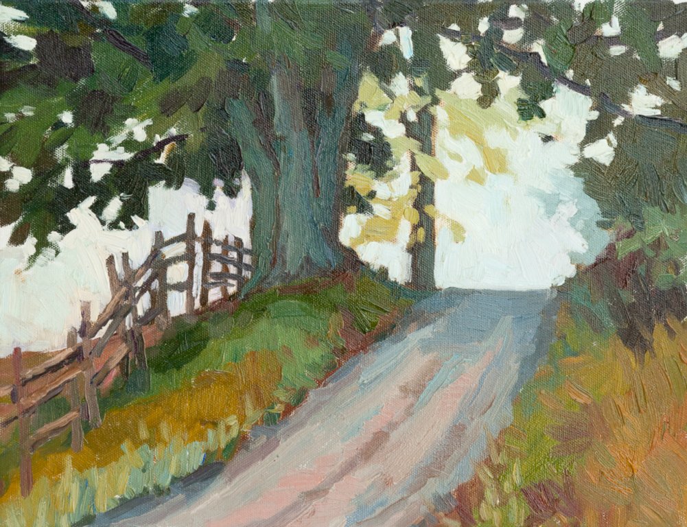 Whitewood Road Sentry11" x 14"Oil on canvas