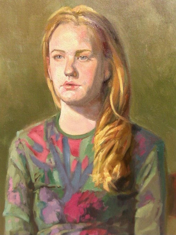 Blond12" x 16"Oil on canvas