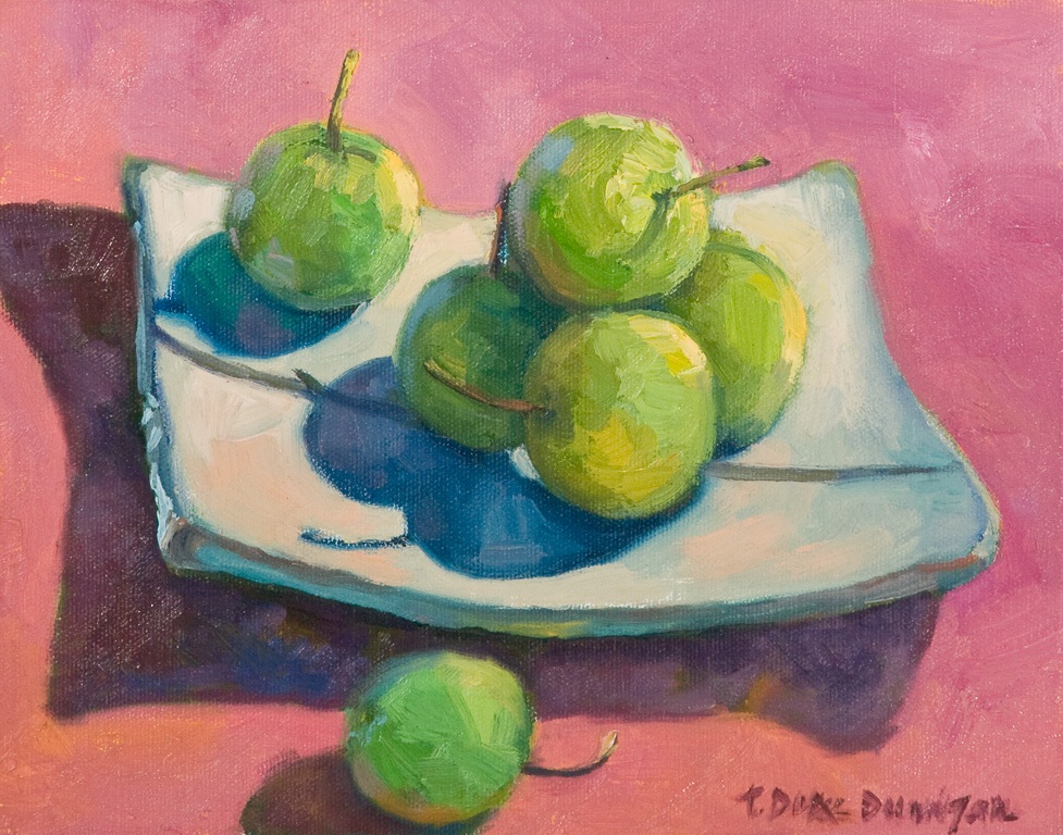 Catherine’s Plate with Asian Pears8"  x  10"Oil on panel