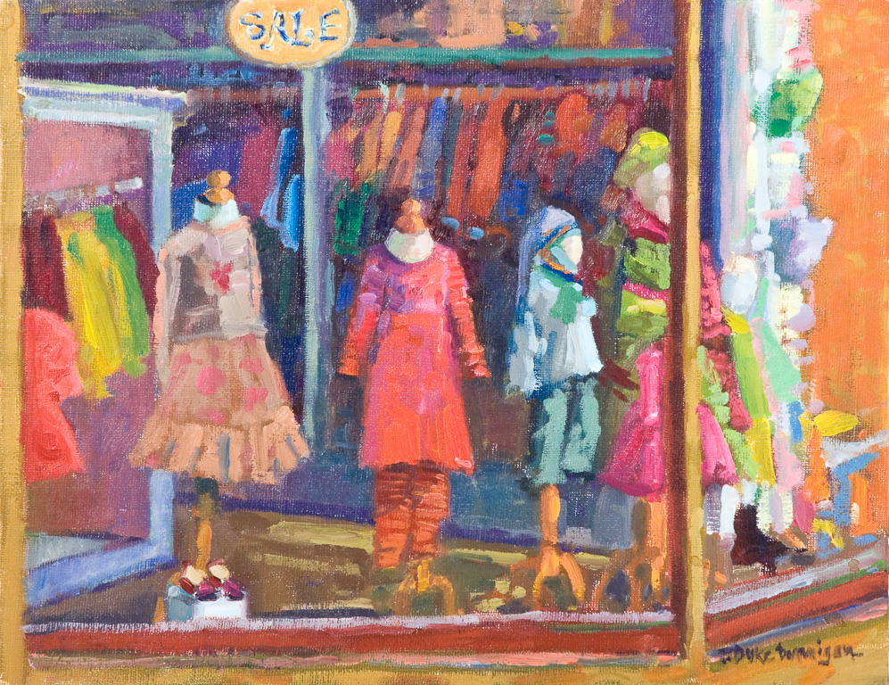 Kids Get All the Fun Clothes11" x  14"Oil on canvas