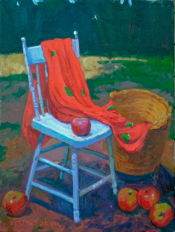 Cool Light on a Hot Day12" x 16"Oil on canvas